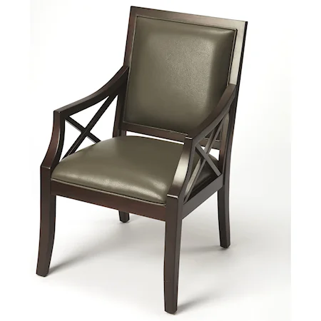 Harcourt Merlot Accent Chair